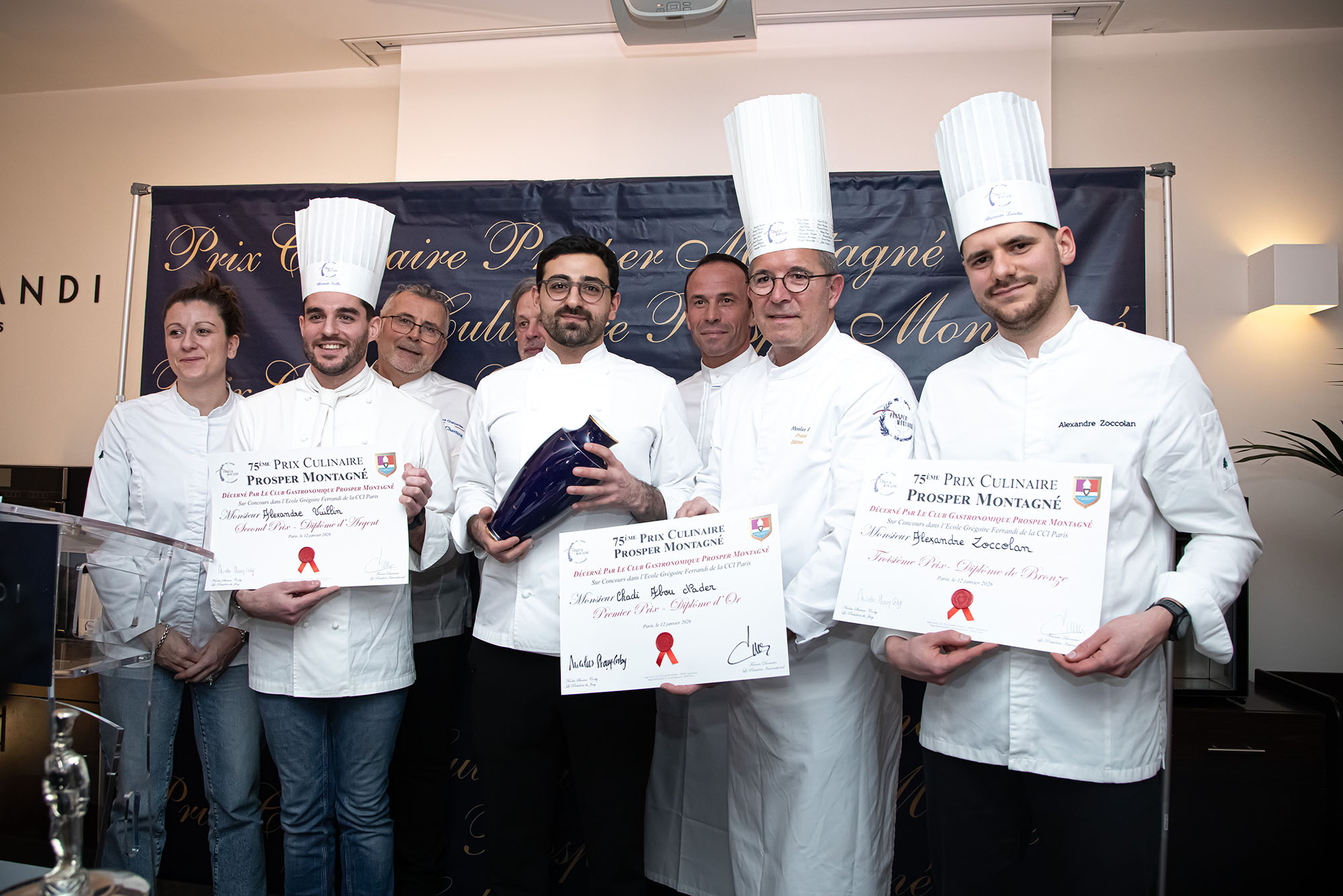 Les lauréats du rix culinaire Prosper Montagne 2026